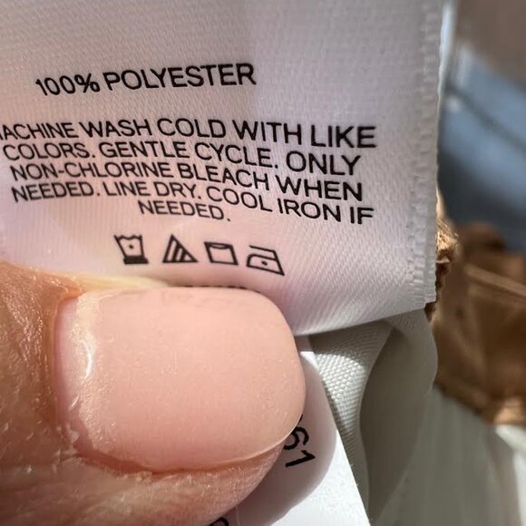 Express High Waist Cropped Satin Pants in Gold - Size XL - Picture 8 of 8